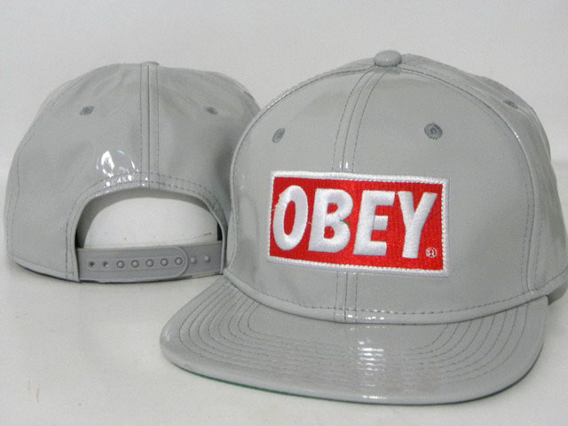 OBEY Snapback leather Hat DD08